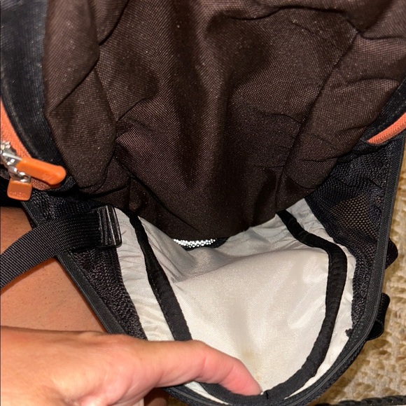 The North Face Men's Dark Brown Backpack with Orange Accents - Picture 12 of 12